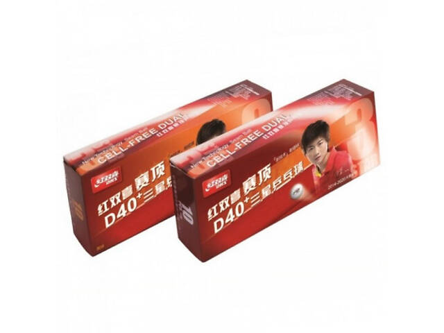 Мячи для настольного тенниса DHS Cell-Free Dual 40+ мм 3* - Фото 2