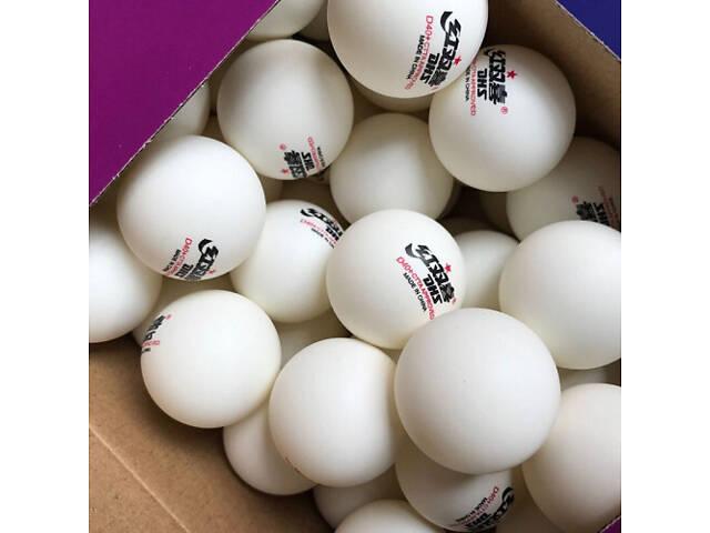 Мячи для настольного тенниса DHS Cell-Free Dual 40+ мм 1* 120 шт. - Фото 5