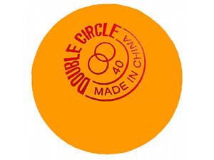 Мячи для настольного тенниса DHS Double Circle Dual 40+ 120 шт Orange