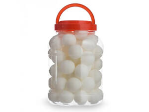 Мячи для настольного тенниса в пластиковой боксе 60шт