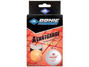 Мячи Donic Advantgarde 3* 40+ 6шт white+orange 608533