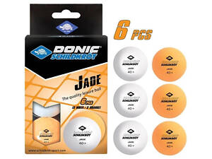 Мячи Donic Jade ball 40+ 6 шт white+orange 608509