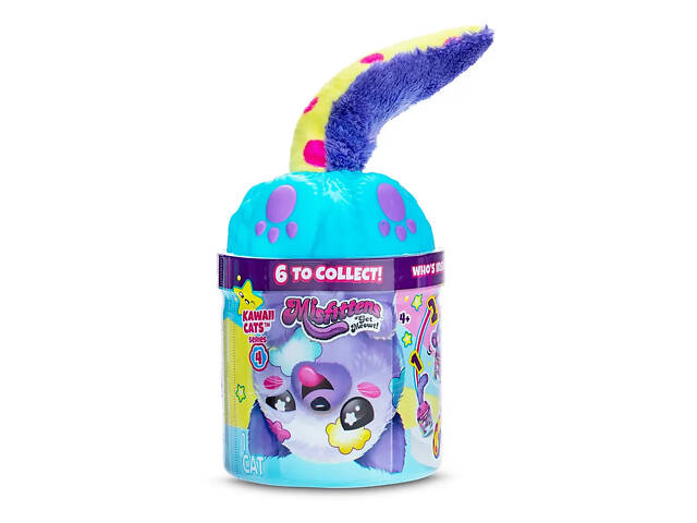 М'яка іграшка Котик у банці Misfittens W4 03948 - Фото 4