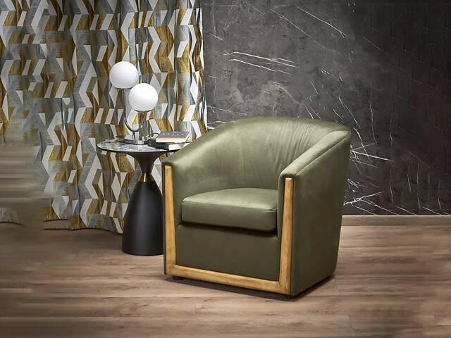 Мягкое кресло Enrico, зеленый - Фото 1