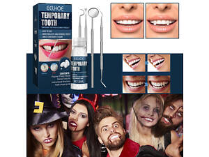Мягкий пластик для временного протезирования зубов EELHOE Temporary Tooth 30 мл — пластилин для зубов и творчества
