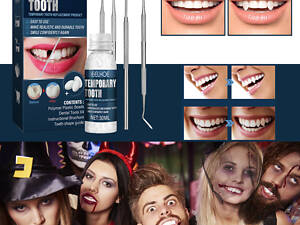 М’який пластик для тимчасового протезування зубів EELHOE Temporary Tooth 30 мл — пластилін для зубів та творчості