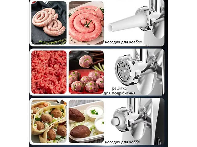 М'ясорубка DOMOTEC MS-2028 4500W - Фото 2