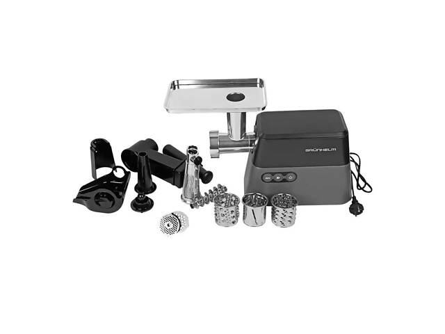 М'ясорубка електрична Grunhelm AMG2663APSJ 2600 Вт срібляста - Фото 6