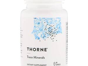 Мікроелементи, Trace Minerals, Thorne, 90 таблеток