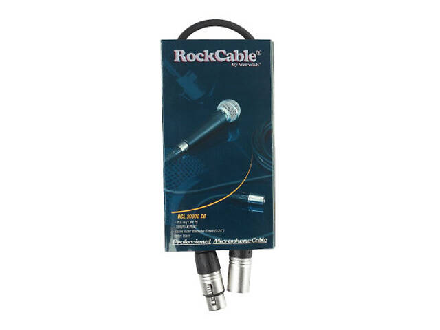 Мікрофонний кабель RockCable Microphone Cable 0.5m (RCL 30300 D7) - Фото 2