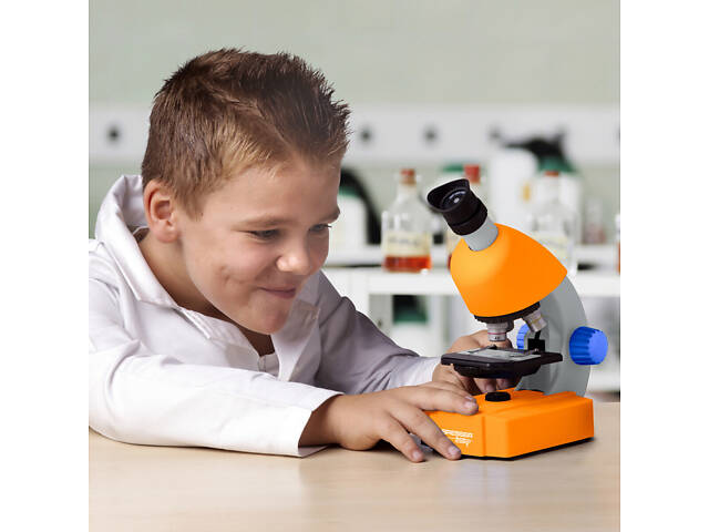 Мікроскоп Bresser Junior 40x-640x Orange (8851301) - Фото 5