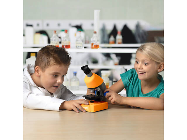 Мікроскоп Bresser Junior 40x-640x Orange (8851301) - Фото 6