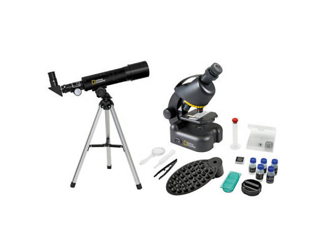 Мікроскоп National Geographic Junior 40x-640x + Телескоп 50/360 + Кейс (926260) - Фото 1
