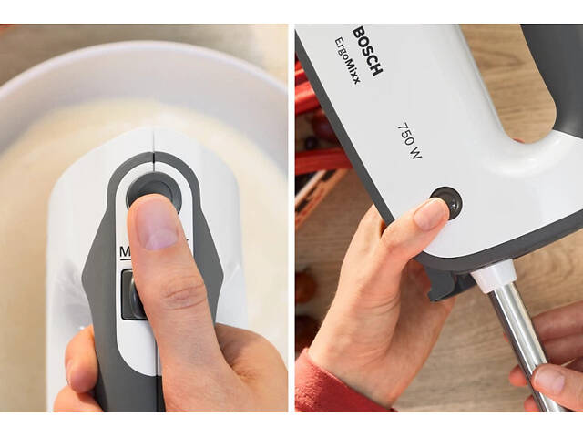 Міксер ручний Bosch ErgoMixx MFQ37470 750 Вт білий - Фото 9