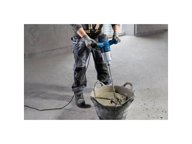 Міксер будівельний Bosch GRW 140, 1400Вт, 480-750об/хв, М14, 4.2кг (0.601.1C4.020) - Фото 5