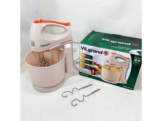 Міксер ViLgrand VHM3017B. Колір: бежевий - Фото 9