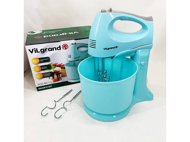 Міксер ViLgrand VHM3017B. Колір: блакитний - Фото 1