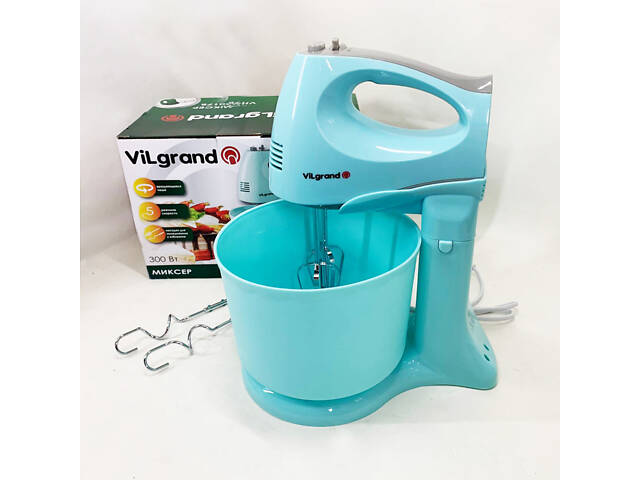 Міксер ViLgrand VHM3017B. Колір: блакитний - Фото 5
