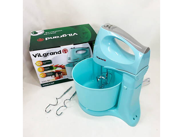 Міксер ViLgrand VHM3017B. Колір: блакитний - Фото 6