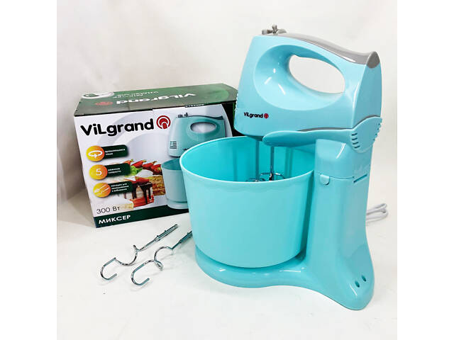 Міксер ViLgrand VHM3017B. Колір: блакитний - Фото 7