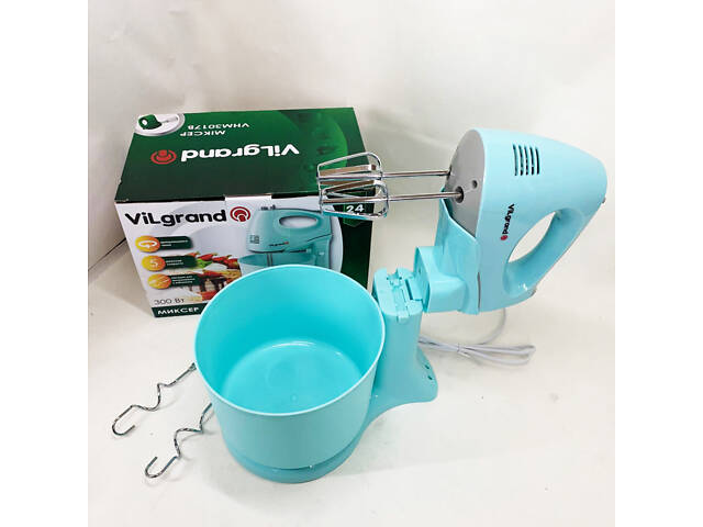 Міксер ViLgrand VHM3017B. Колір: блакитний - Фото 8