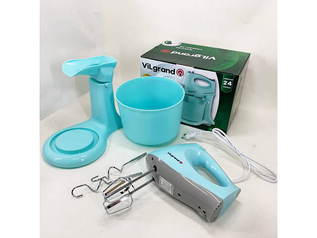 Міксер ViLgrand VHM3017B. Колір: блакитний - Фото 11