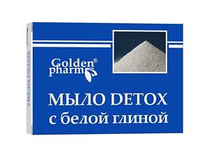 Мило DETOX з білою глиною 70г Голден-Фарм