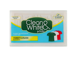 Мило для прання Duru Clean&amp;White Господарське Універсальне 2 x 120 г (8690506521875)