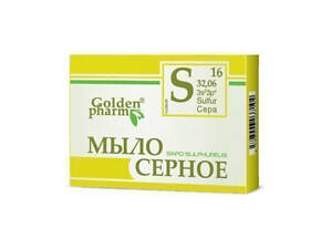 Мило Сірчане 70г Голден-Фарм