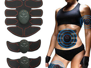 Міостимулятор EMS TRAINER для преса та біцепсів. Тренажер для стимуляції м`язів живота, талії, спини та біцепса