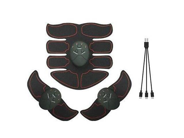 Міостимулятор EMS TRAINER для преса та біцепсів. Тренажер для стимуляції м`язів живота, талії, спини та біцепса - Фото 2