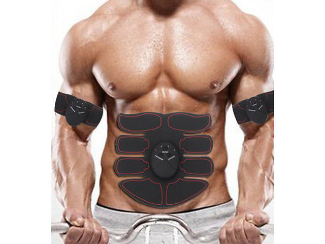 Міостимулятор EMS TRAINER для преса та біцепсів. Тренажер для стимуляції м`язів живота, талії, спини та біцепса - Фото 8
