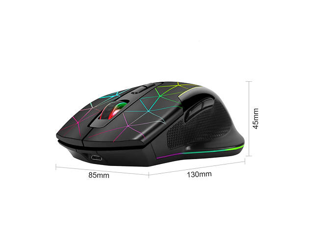 Мышь беспроводная игровая Sundy PUBG M30 Black с аккумулятором и подсветкой 2.4 gHz - Фото 4