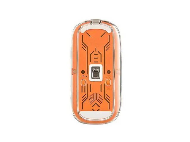 Миша бездротова оптична RIAS M133 Прозора (3_04443) - Фото 3