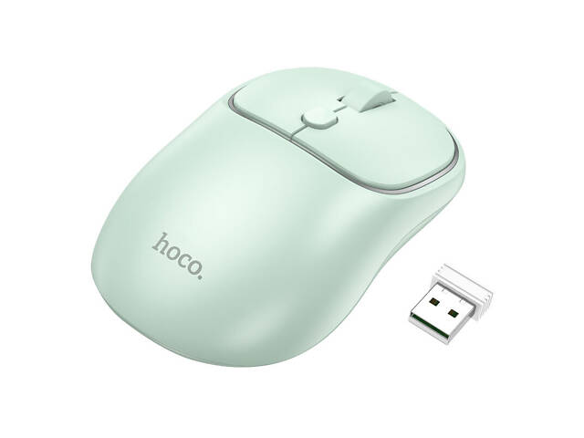 Мышь Hoco GM25 Royal dual-mode Light Green - Фото 1