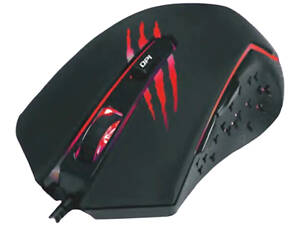 Мышь компьютерная проводная игровая Grunhelm MG-375WD черная