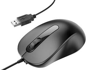 Мышь проводная BOROFONE BG4, Black, Box