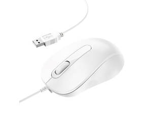Мышь проводная BOROFONE BG4, White, Box