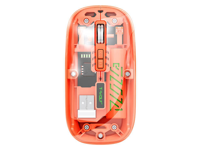 Мышь T-Wolf X11 2.4G Bluetooth Orange - Фото 1