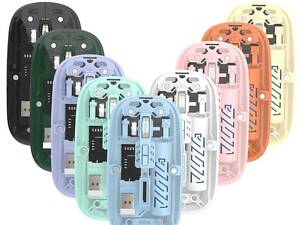 Мышка BT Recharge Transparent Mouse 501 (2.4G + Bluetooth 5.2)