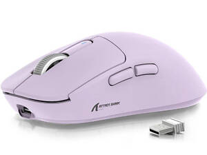 Мышка игровая беспроводная Attack Shark X3 PixArt PAW3395 26000DPI Lilac
