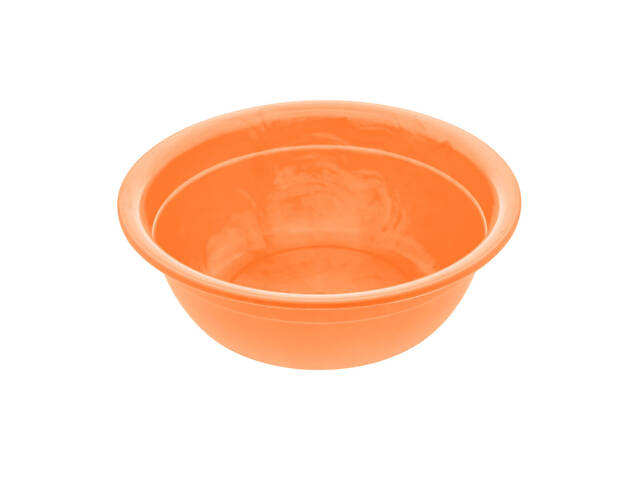 Миска кухонна глибока пластикова Ø 25.7 см H 8.6 см 2.5 л Помаранчевий - Фото 1
