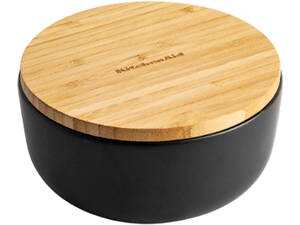 Миска з кришкою KitchenAid Matte Oven-to-table CC004972-001 15 см 1 л чорна