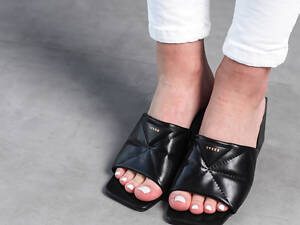 Мюлі жіночі Fashion Louie 3638 36 розмір 23,5 см Чорний