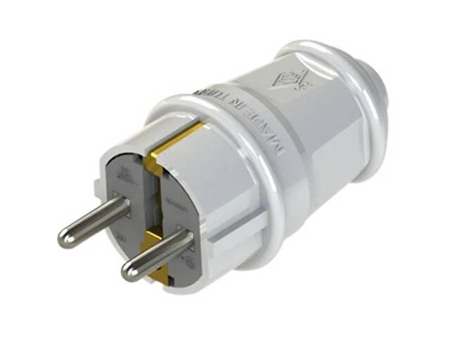 NA-UEA 1010 євро з з/к 16А біла Вилка - Фото 1