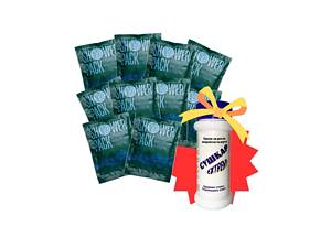 Набір: 10 сухих душів військових з водою SHOWER PACK + Сушкар присипка для ніг та взуття в подарунок