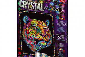 Набор вышивки алмазной мозаики Crystal mosaic Самоклеящиеся стразы кристаллы 5d Креативное творчество 28х22 см