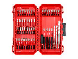 Набор бит и сверл Milwaukee Shockwave, 48шт, сталь, кейс (4932492005)