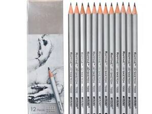 Набір чорнографітних олівців для креслення