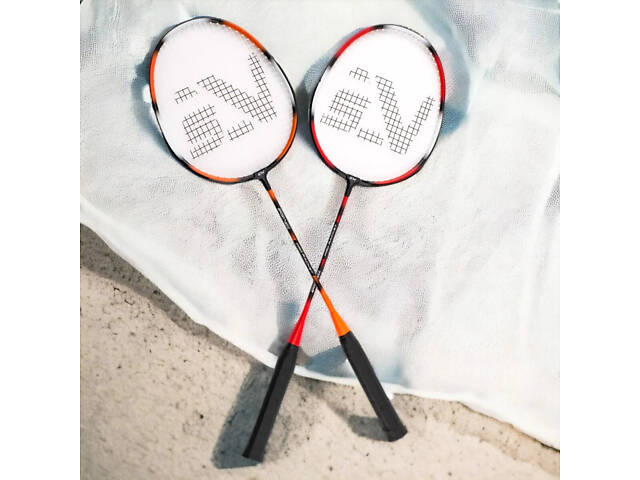 Набір для бадмінтону SportVida Pro 2 шт ракетки + волан SV-SE0002 - Фото 3